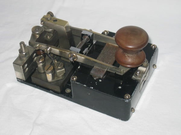 New Telegraph Morse Key Military HAM RADIO with TKF filter Lot of 1 