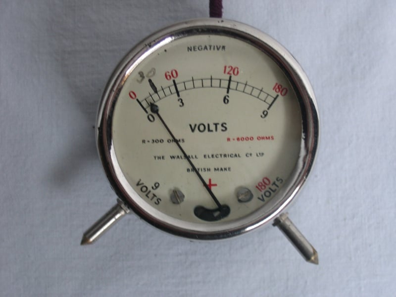 Vintage French Volt Meter